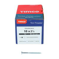 TIMco Twin-Thread Double Countersunk Wood Screw 5 x 60mm Box of 200