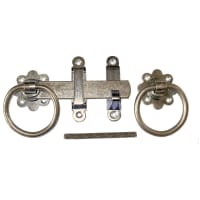 A Perry No.1138 Plain Ring Gate Latch Set 180mm Galvanised