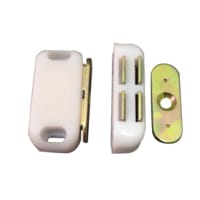Magnetic Cupboard Catch Medium White