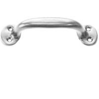 A Perry No.1928 Tubular Steel Handles 180mm Zinc Plated