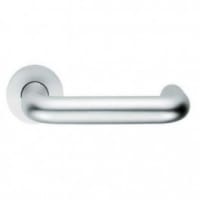 Eurospec Quality Aluminium Lever Handle on Rose Anodised Aluminium