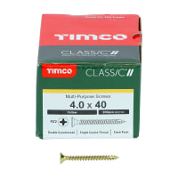 TIMCO Classic Pozi Countersunk Wood Screw 40 x 7.62mm Box of 200