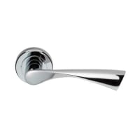 Serozzetta Breeze Lever on Round Rose Polished Chrome