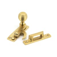 From the Anvil Beehive Sash Hook Fastener Polished Brass