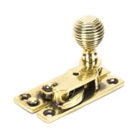 From the Anvil Beehive Sash Hook Fastener Aged Brass