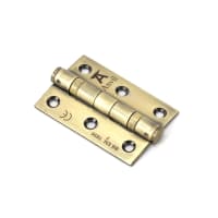 From the Anvil Ball Bearing Butt Hinge 76mm Aged Brass Steel (Pair)