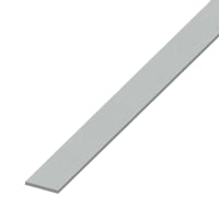 Rothley Silver Stainless Steel Flat Bar 1m x 20mm x 2mm