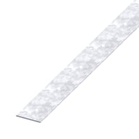 Rothley Chrome Galvanised Steel Flat Bar 1m x 35.5 x 1.5mm