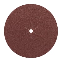 Bosch Sanding Discs 60 Grit 125mm Diameter Brown Pack of 5