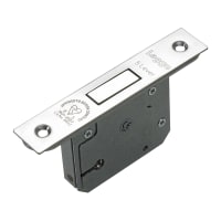 Legge 5 Lever Mortice Deadlock 76mm Stainless Steel