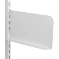 Shelf End 250mm White