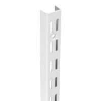 Sapphire Twin Slot Wall Mounted Shelving Upright 430mm White