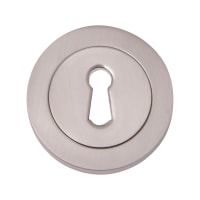 Fortessa Keyhole Escutcheon 8 x 51mm Satin Nickel Plated