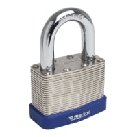 Sterling Laminated Steel Padlock 76.8 x 50mm Chrome Plated