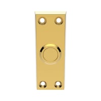 Carlisle Brass Victorian Style Bell Push 79mm Polished Brass