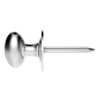 Carlisle Brass Oval Thumb Turn with Release 36mm Satin Chrome