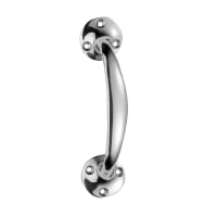 Carlisle Brass Victorian Bow Handle 151mm Polished Chrome