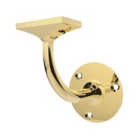 Carlisle Brass Lightweight Handrail Bracket 64mm Polished Brass