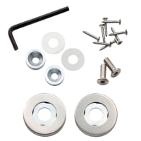 Eurospec Covered Rose Pack To Suit Pull Handles Satin Stainless Steel