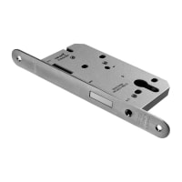 Eurospec Easi-T Contract Profile Deadlock 55mm Satin Stainless Steel