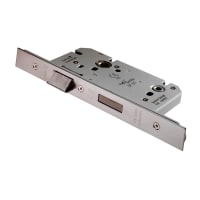 Eurospec Easi-T Din Bathroom Lock 78mm Satin Stainless Steel