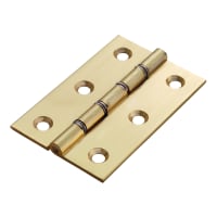 Carlisle Brass Double Steel Washered Butt Hinge 76mm Polished Brass