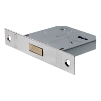 Eurospec Easi-T Residential 3-Lever Deadlock 76mm Nickel Plated