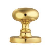 Carlisle Brass Victorian Mushroom Mortice Knob 52mm Polished Brass