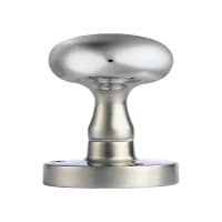 Manital Victorian Mushroom Mortice Knob Satin Chrome