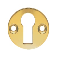 Carlisle Brass Victorian Keyhole Escutcheon 32 x 3mm Polished Brass