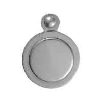Carlisle Brass Victorian Covered Keyhole Escutcheon Polished Chrome