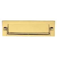 Carlisle Brass Victorian Postal Knocker 256 x 80mm Polished Brass