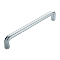 Eurospec 'D' Shaped Pull Handle 225 x 19mm Satin Anodised Aluminium