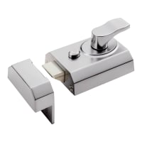 Eurospec Contract Rim Cylinder Nightlatch 60mm Backset Satin Chrome