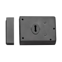 Eurospec Traditional Rim Deadlock 102 x 76mm Black