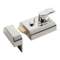 Eurospec Contract Rim Cylinder Nightlatch 60mm Polished Chrome