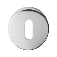 Serozzetta Escutcheon Push-on Press Fit Profile Polished Chrome