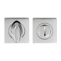 Serozzetta Square Bathroom Turn and Release Polished Chrome