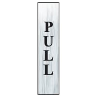 Pull Vertical' BRS Sign 220 x 60mm