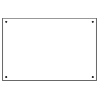 Rigid Backing Board', 3mm Foamex Board 600mm x 400mm