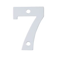 Arrone Face Fix '7' Numeral 50 x 22 x 1mm Satin Anodised Aluminium AR140/7-SAA