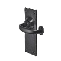 Old Hill Iron No.4000 Burford Suite Lever Latch Handle 158 x 55mm Black Antique 