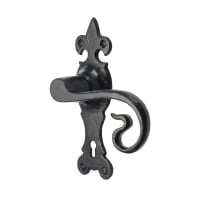 Old Hill Iron No.4016 Wychwood Suite Lever Lock Handle 165 x 52mm Black Antique 