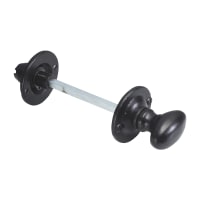 Old Hill Ironworks No.4350 Oval Thumbturn & Release 38mm Black Antique