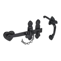 Old Hill Ironworks No.4404 Cottage Thumb Latch 200mm Black Antique