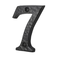 Old Hill Ironworks Door Numeral '7' 76mm Black Antique