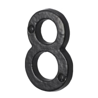 Old Hill Ironworks Door Numeral '8' 76mm Black Antique