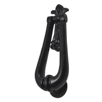 Old Hill Ironworks No.4369 Fleur de Lys Knocker 70mm Black Antique