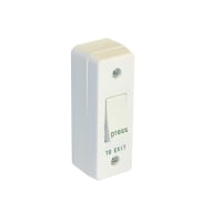 Securefast White Plastic Request to Exit Narrow Style