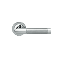Karcher Design Slim Style Lever Round Rose Satin/Polished Stainless Steel